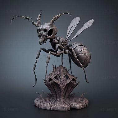 3D model Polyrhachis monista (STL)